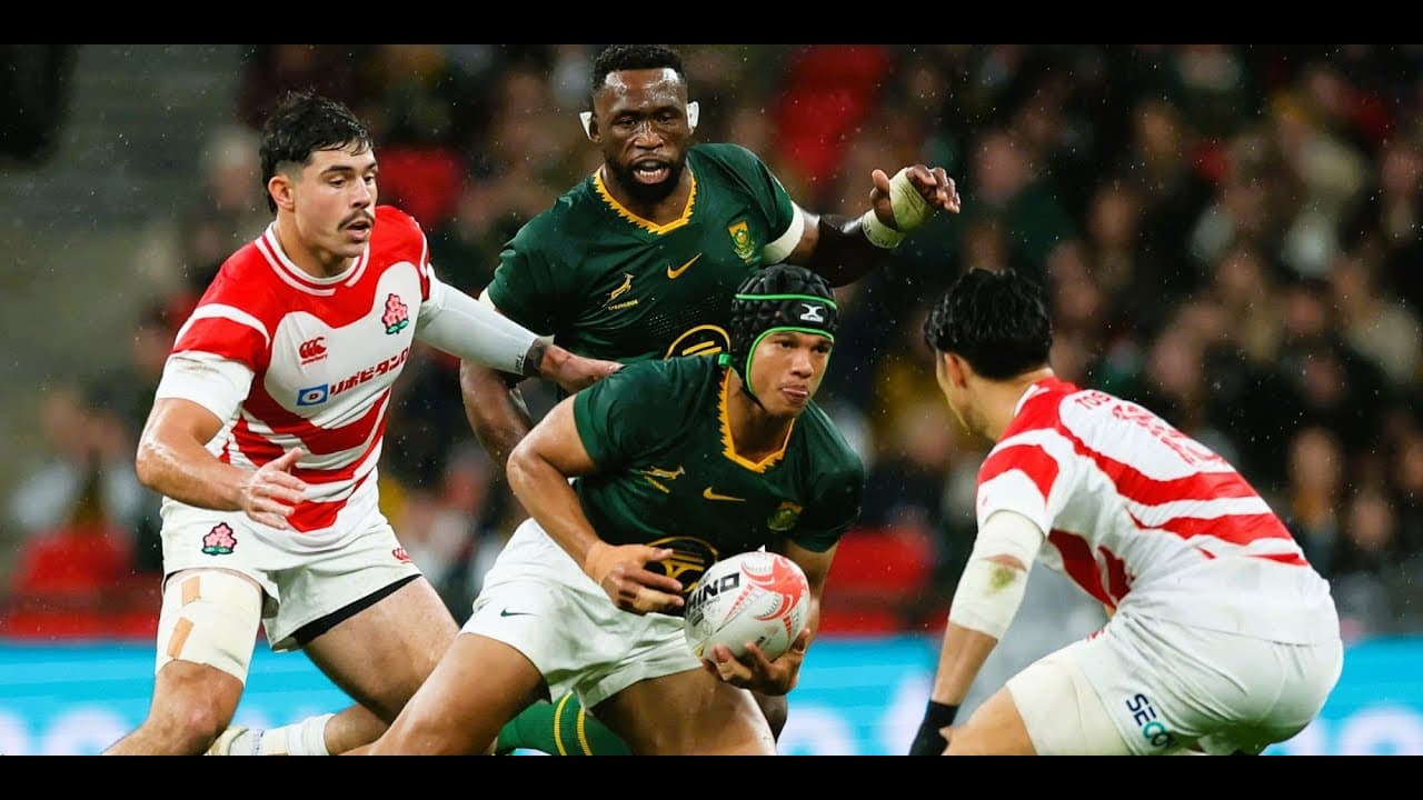 Highlights: Springboks vs Japan in London
