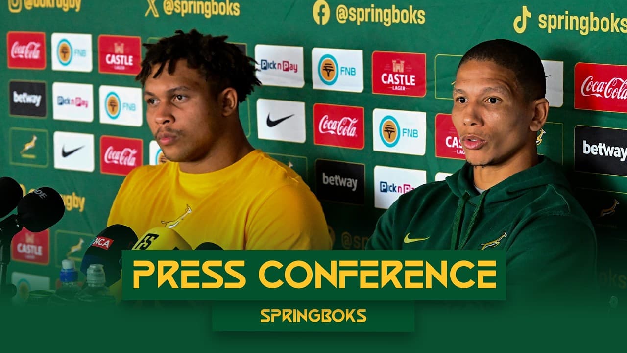 Zach Porthen and Manie Libbok | Springbok Press Conference | 1 July 2026