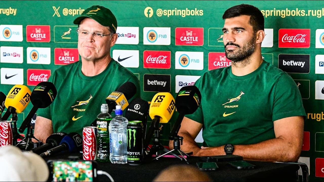 Rassie Erasmus and Damian De Allende | Springbok Team Announcement | 29 June 2026