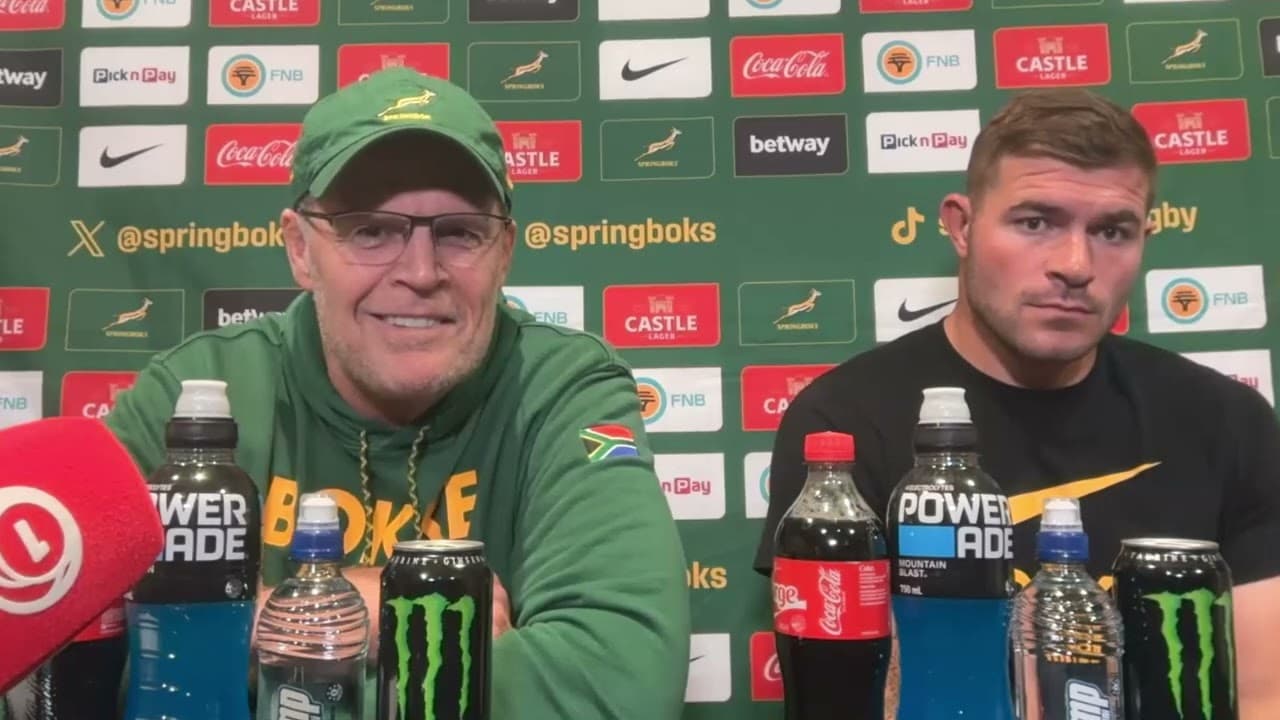 Springbok team announcement media conference