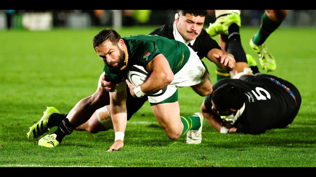 Highlights: Springboks vs New Zealand in Auckland