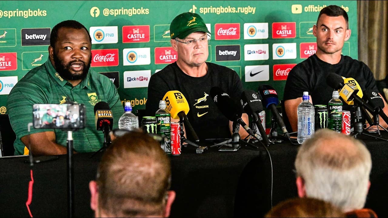 Rassie Erasmus, Ox Nche and Jesse Kriel | Springbok Press Conference | 30 June 2026