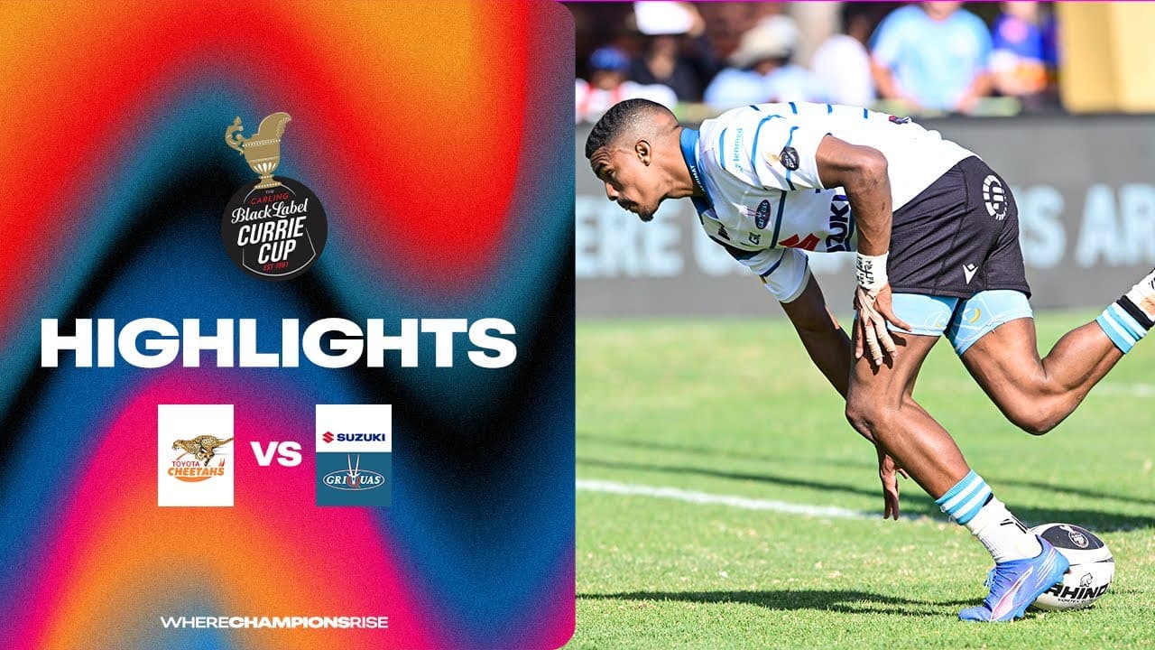  Toyota Cheetahs v Suzuki Griquas | Carling Currie Cup | 29 August