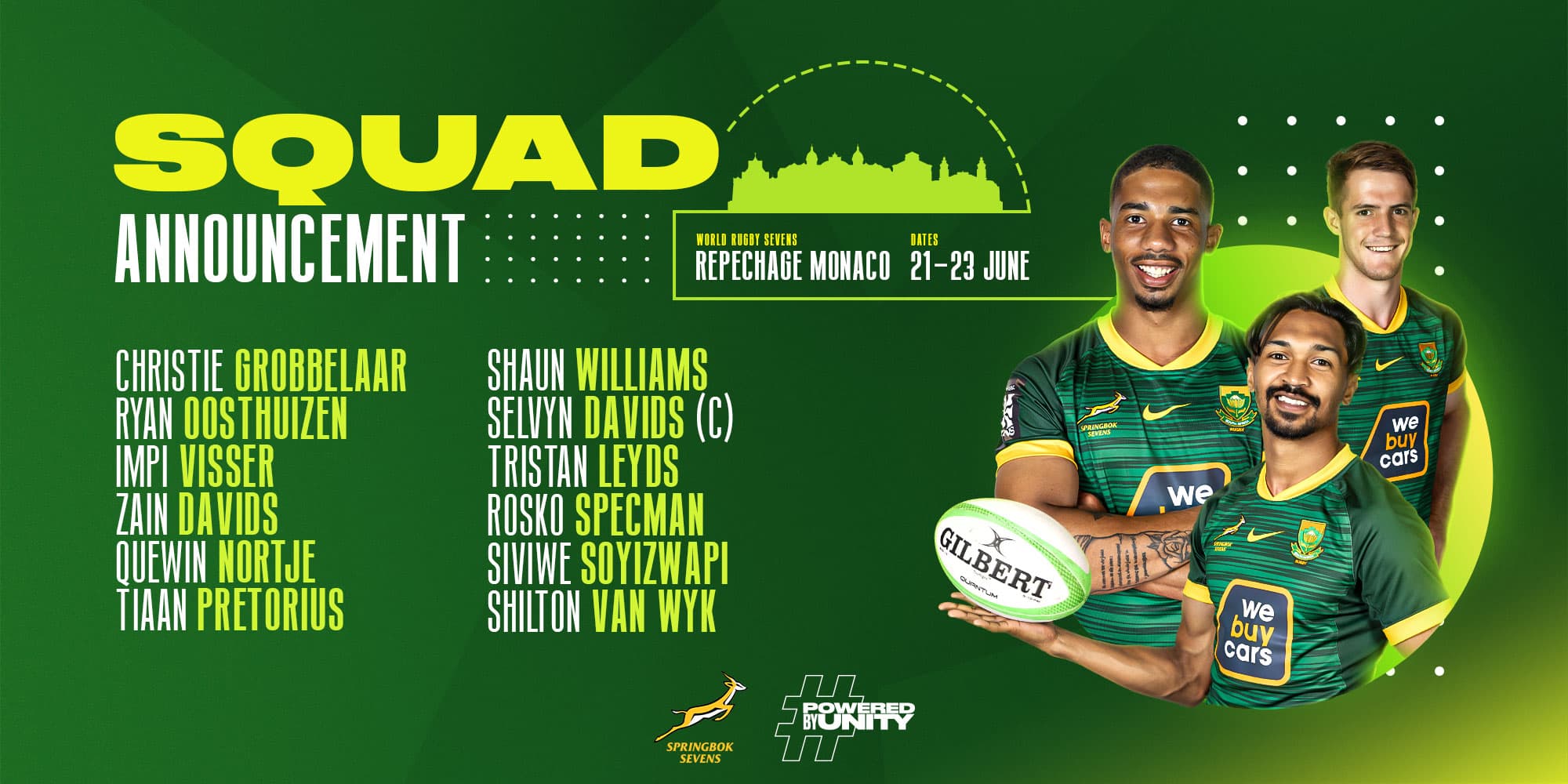 Experienced duo returns as Blitzboks aim for Paris Olympics 