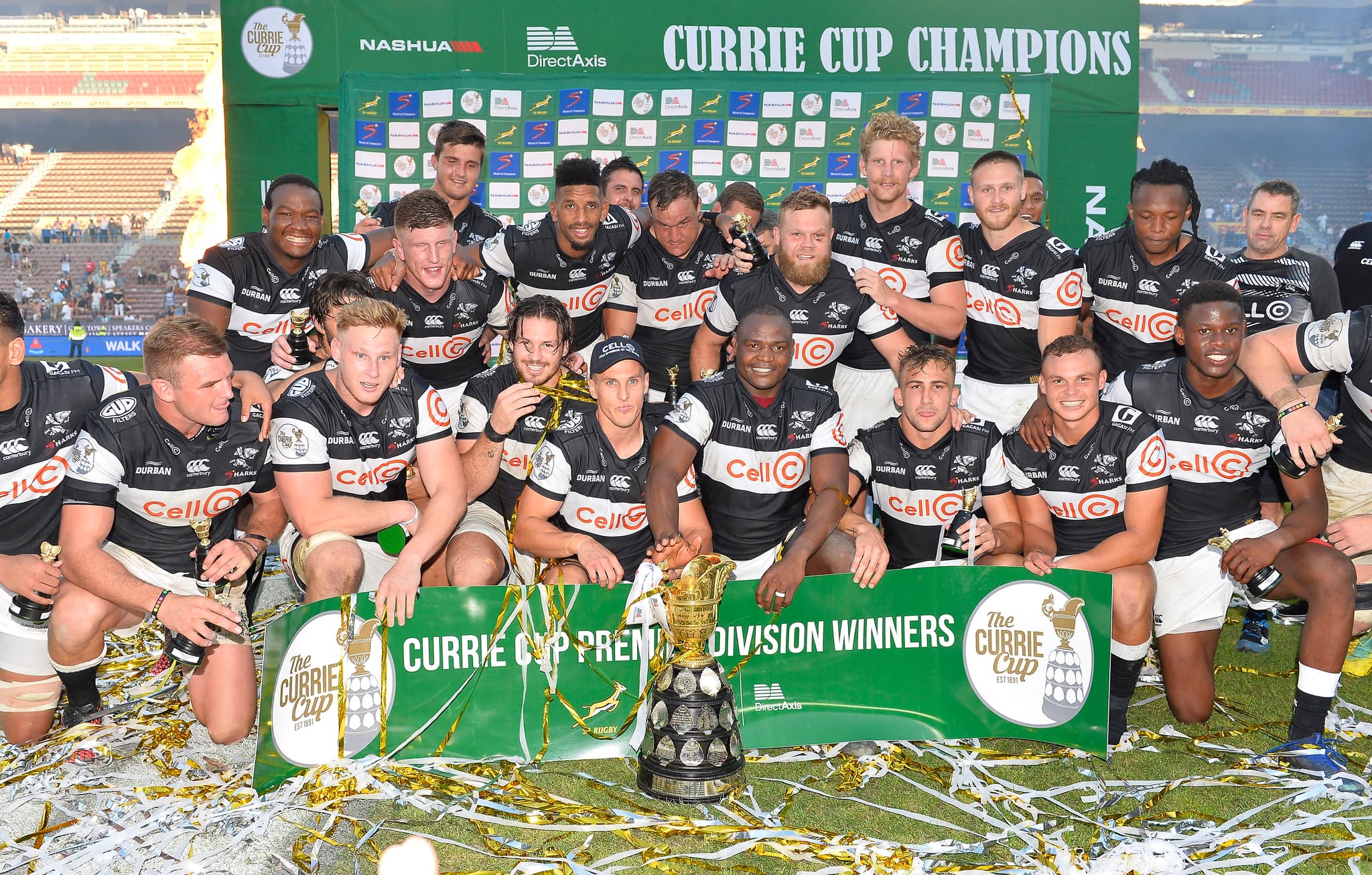 Cell C Sharks win first Currie Cup title since 2013