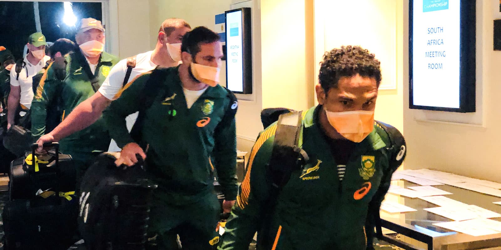 Springboks touch down in Brisbane