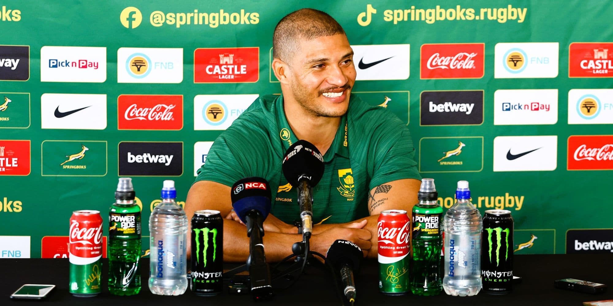 Van der Merwe beaming ahead of second Bok Test