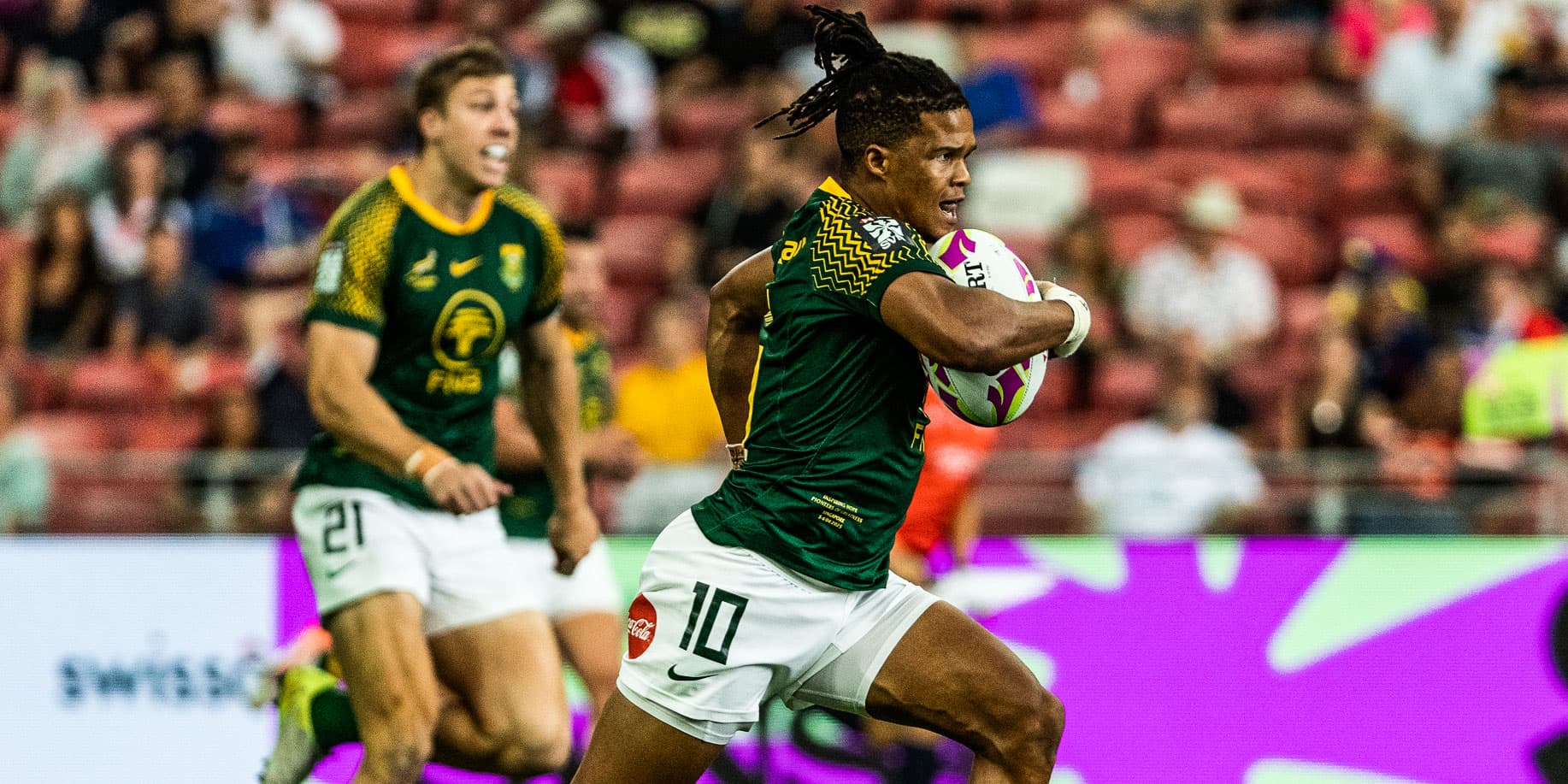 Down and up for Blitzboks on day one in Singapore