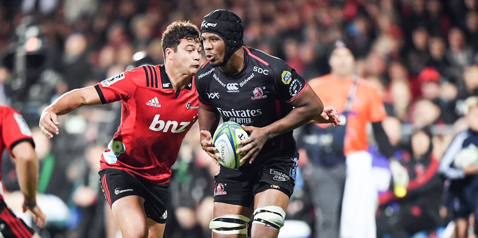 Crusaders down brave Emirates Lions in Christchurch