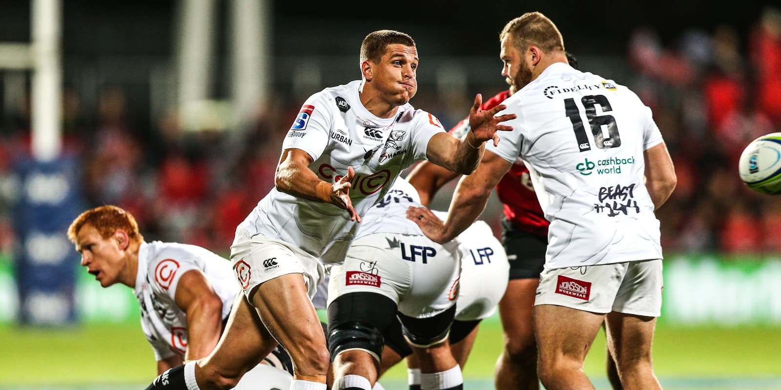 Spirited Cell C Sharks draw with Crusaders in Christchurch