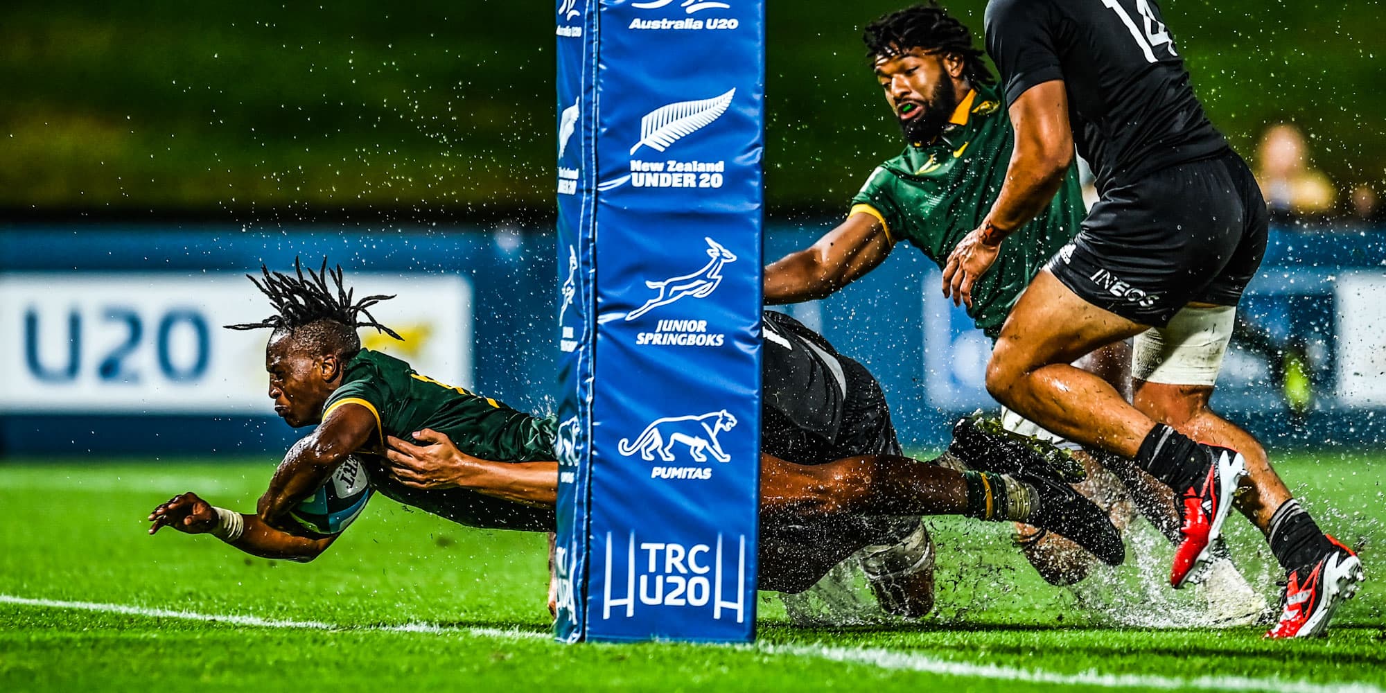 Stalemate for Junior Boks in soaking conditions