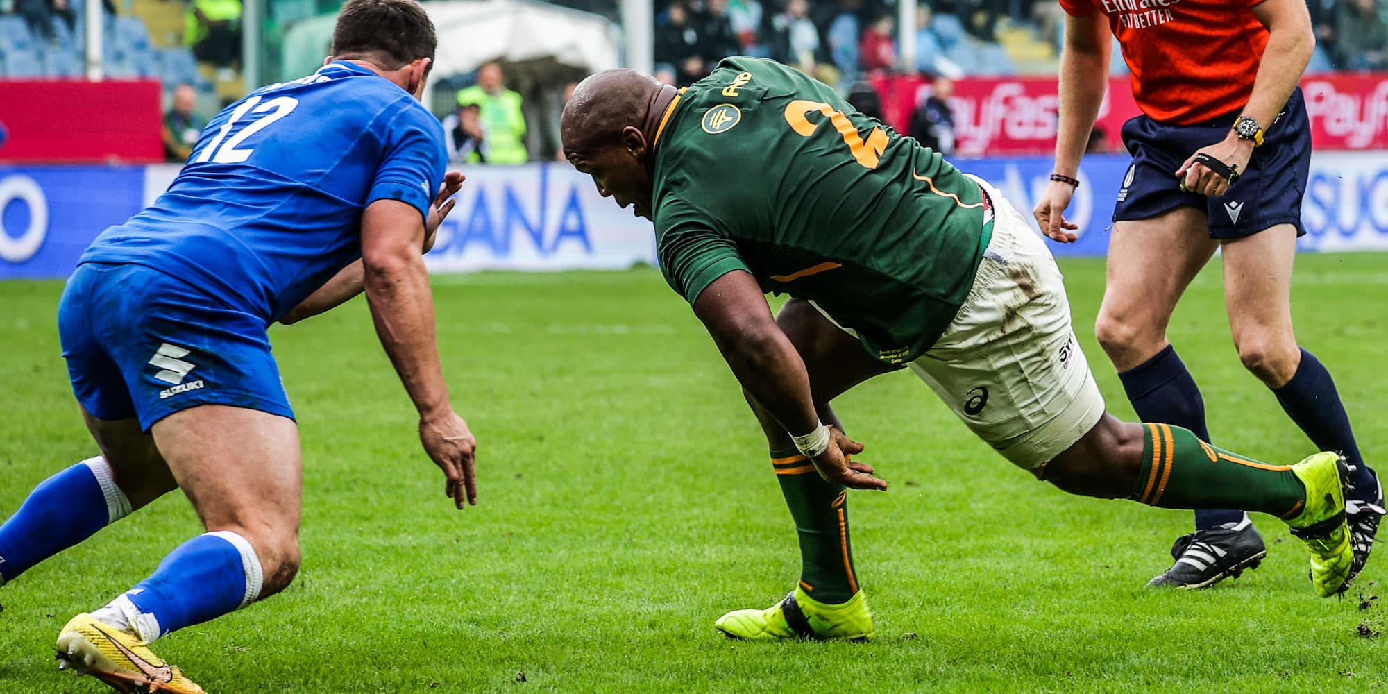 Highlights: Boks score nine tries in Genoa