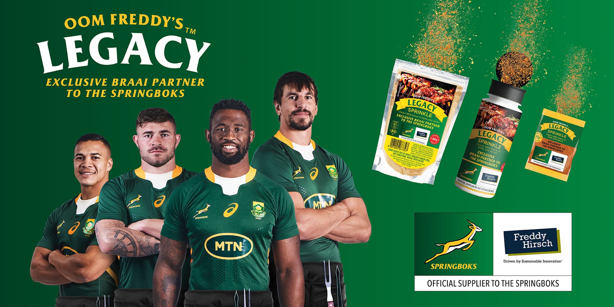Freddy Hirsch adds flavour to Springbok family