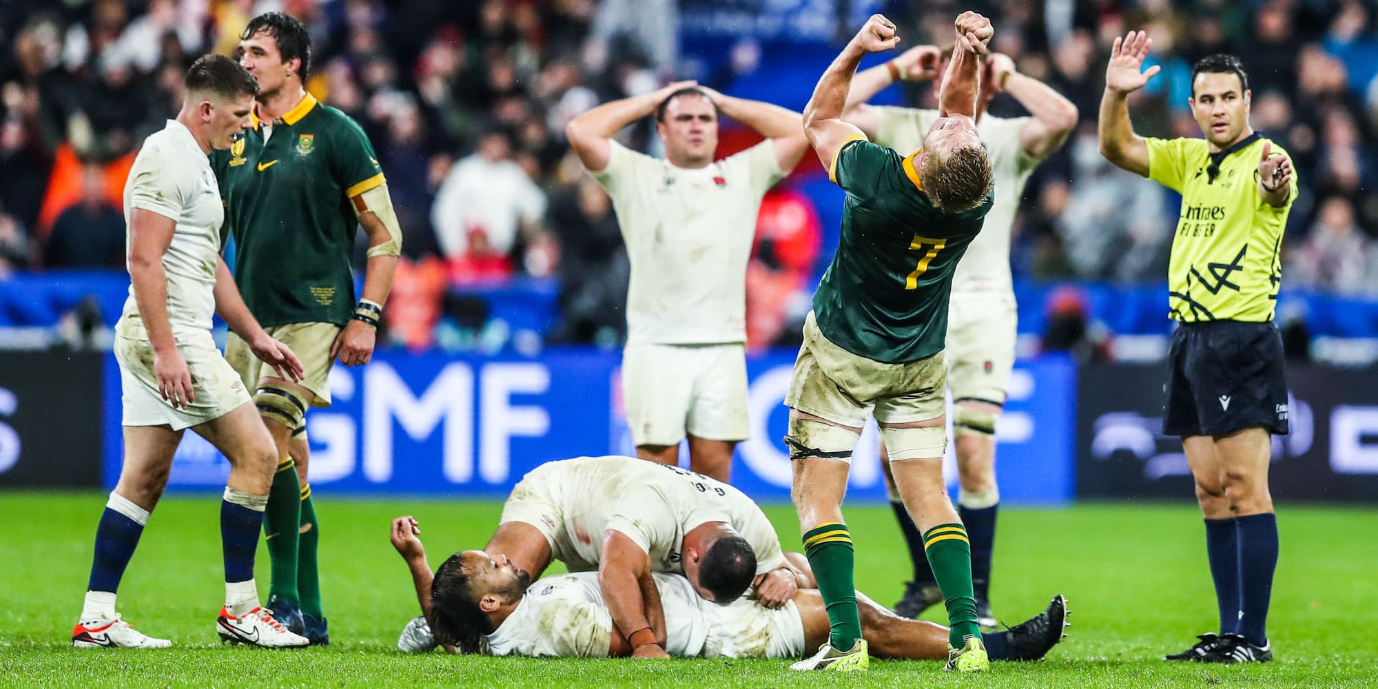 Determined Springboks edge England in Paris