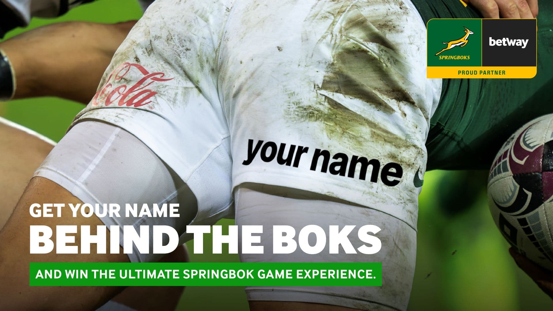 Betway invites South Africans to get their names behind the Boks