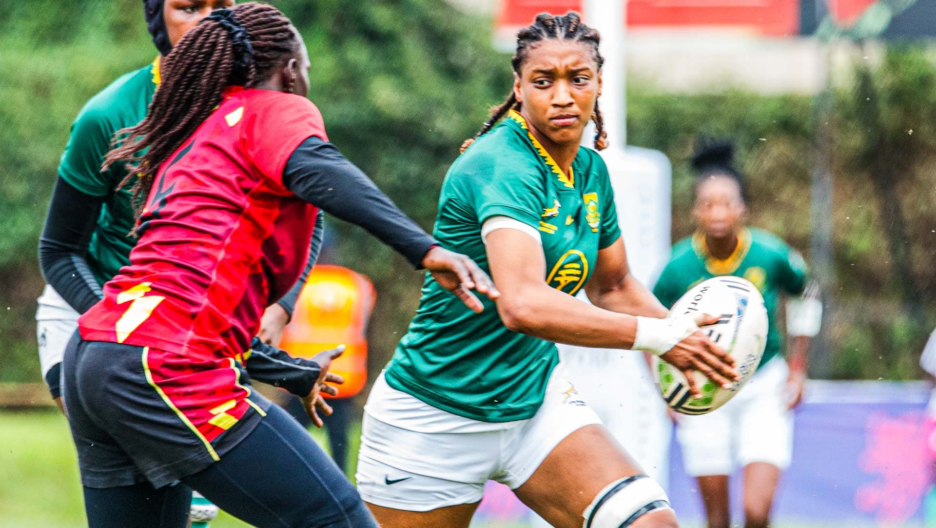 Scrappy Springbok Women too good for Uganda