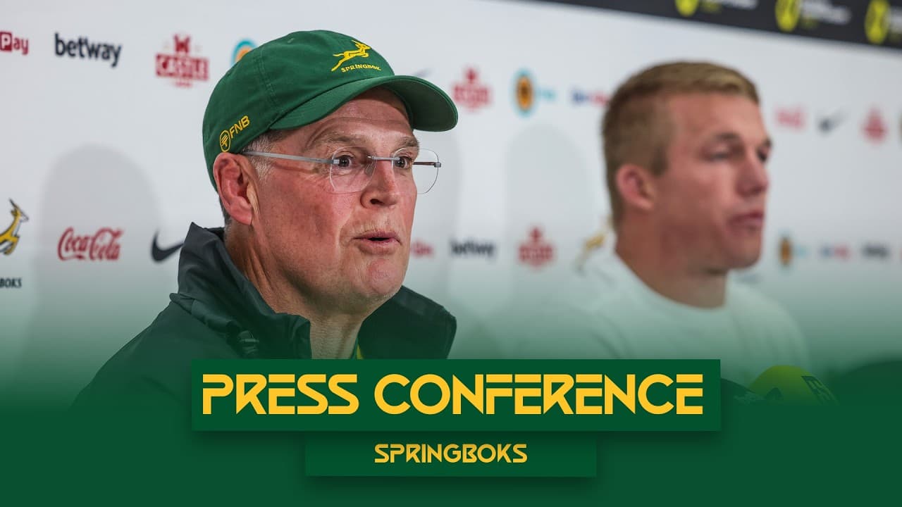 Rassie Erasmus & Pieter-Steph du Toit | Springbok Post-Match Press Conference | 11 July 2026