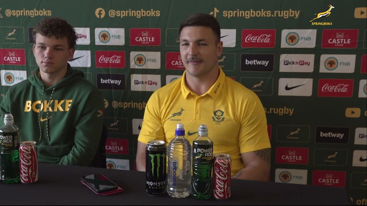 Andre Esterhuizen & Luan Giliomee | Springbok Press Conference | 17 June 2026