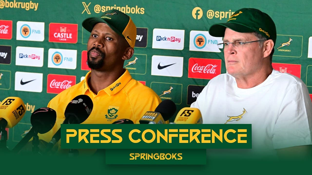 Rassie Erasmus & Mzwandile Stick | Springbok and SA 'A' team announcements | 16 June 2026