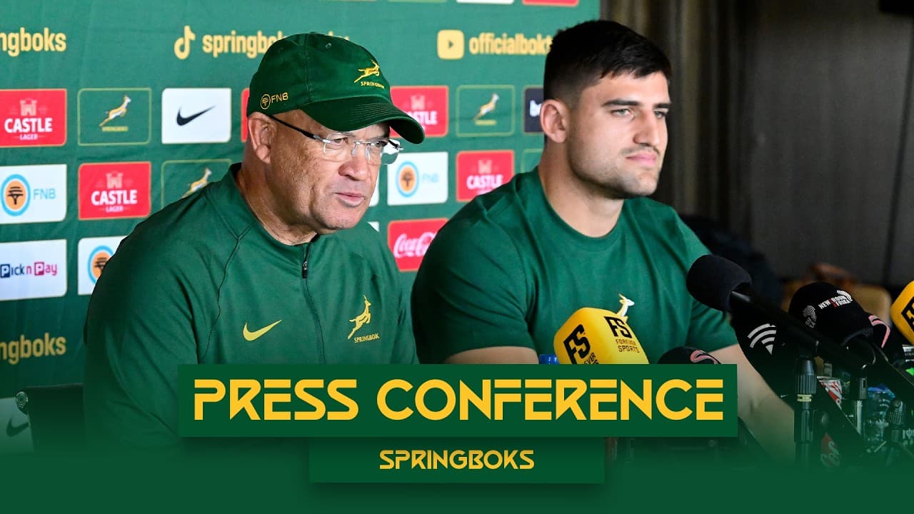 Deon Davids & Paul de Villiers | Springbok Press Conference | 15 June 2026