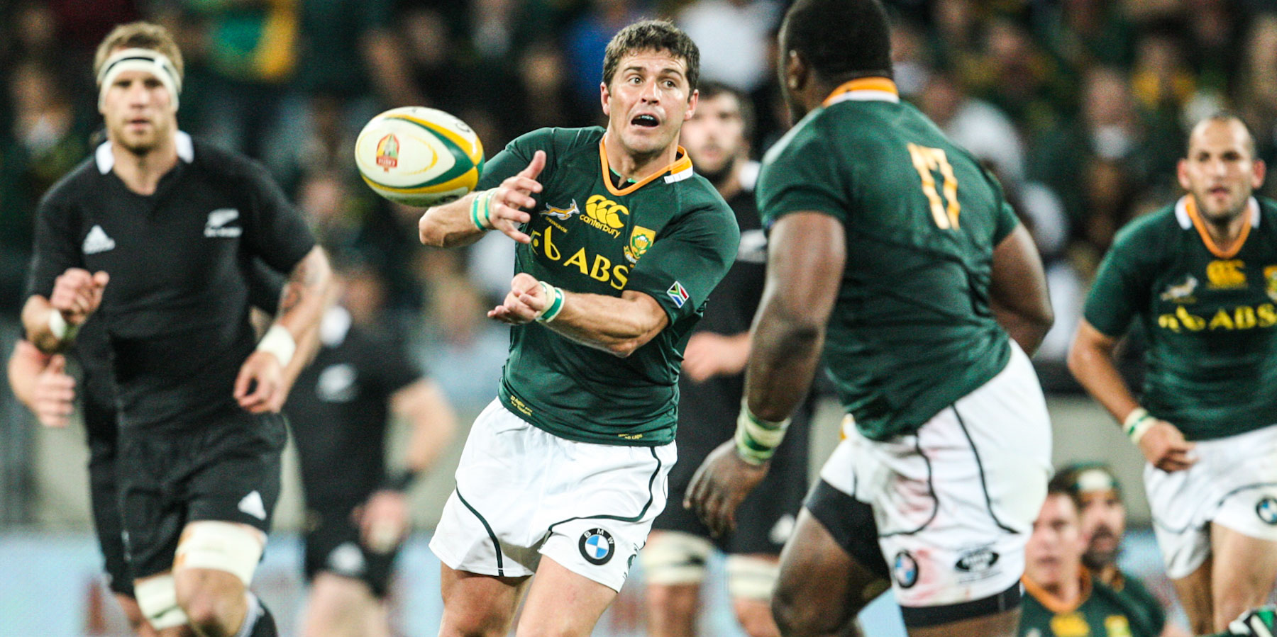 In 2011, in PE, Steyn again scored all the Boks' points in their 18-5 win over the All Blacks (5 pens, 1 drop).