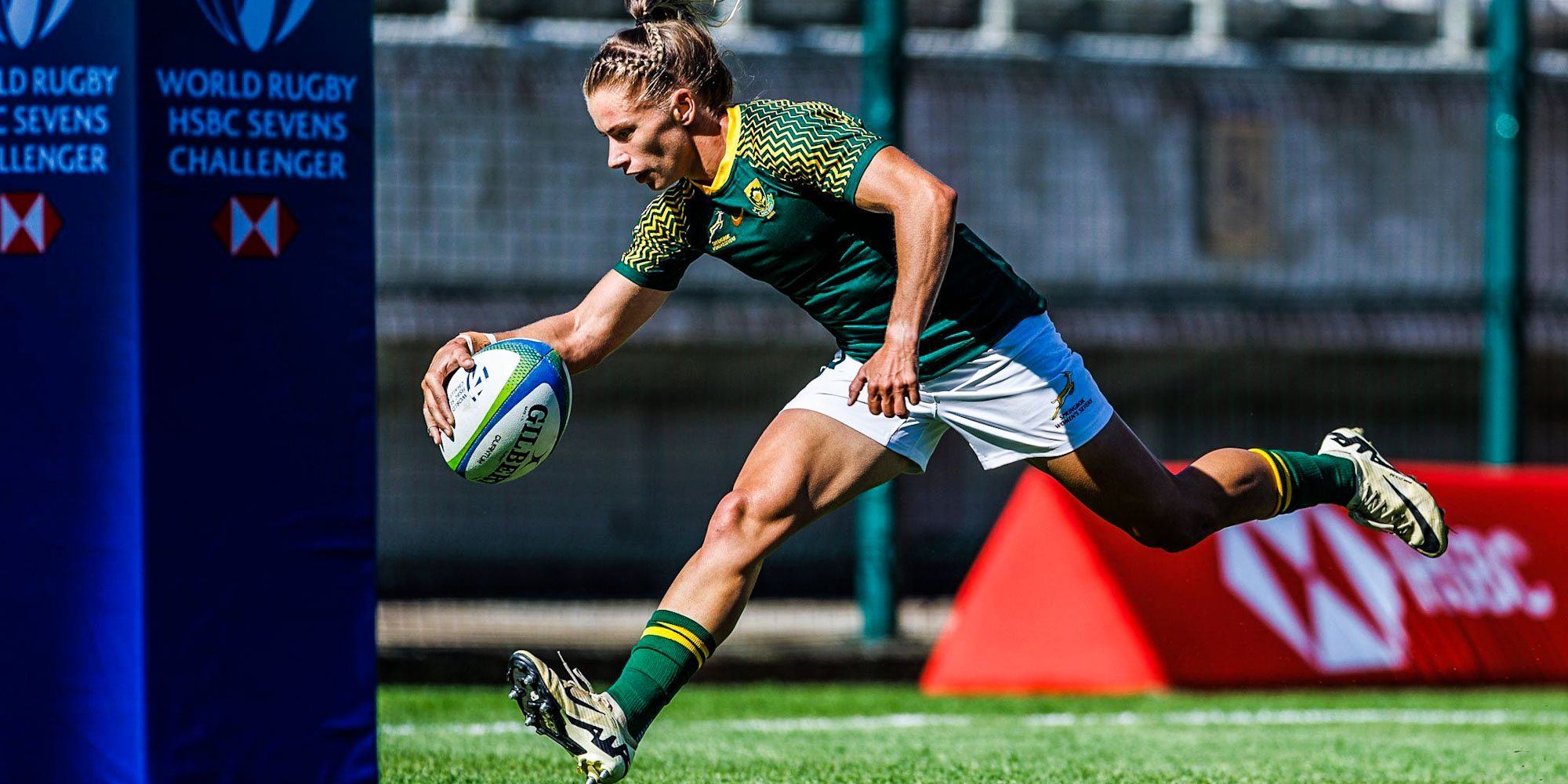 Nadine Roos scored four tries on Sunday.