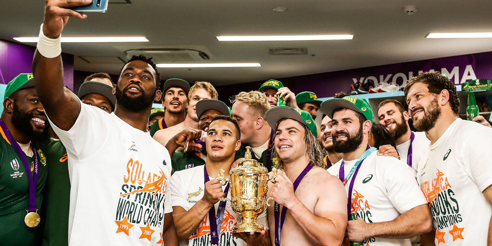 Rugby World Cup champions in 2019.