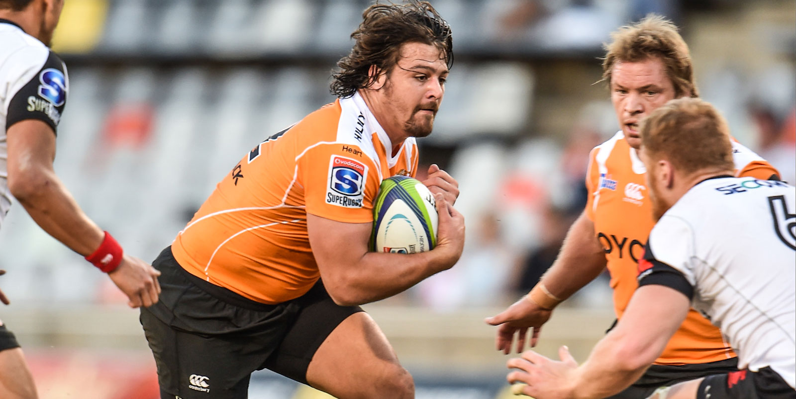 Clinton Swart in action for the Toyota Cheetahs in 2017.