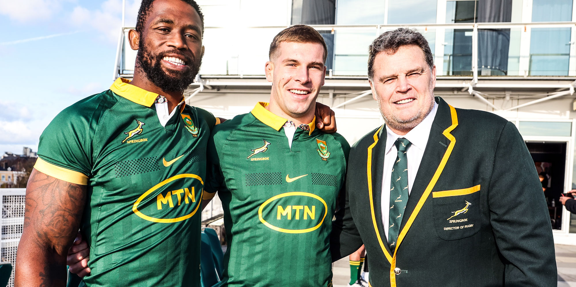 Cameron Hanekom (middle) is in line to make his Test debut tomorrow.