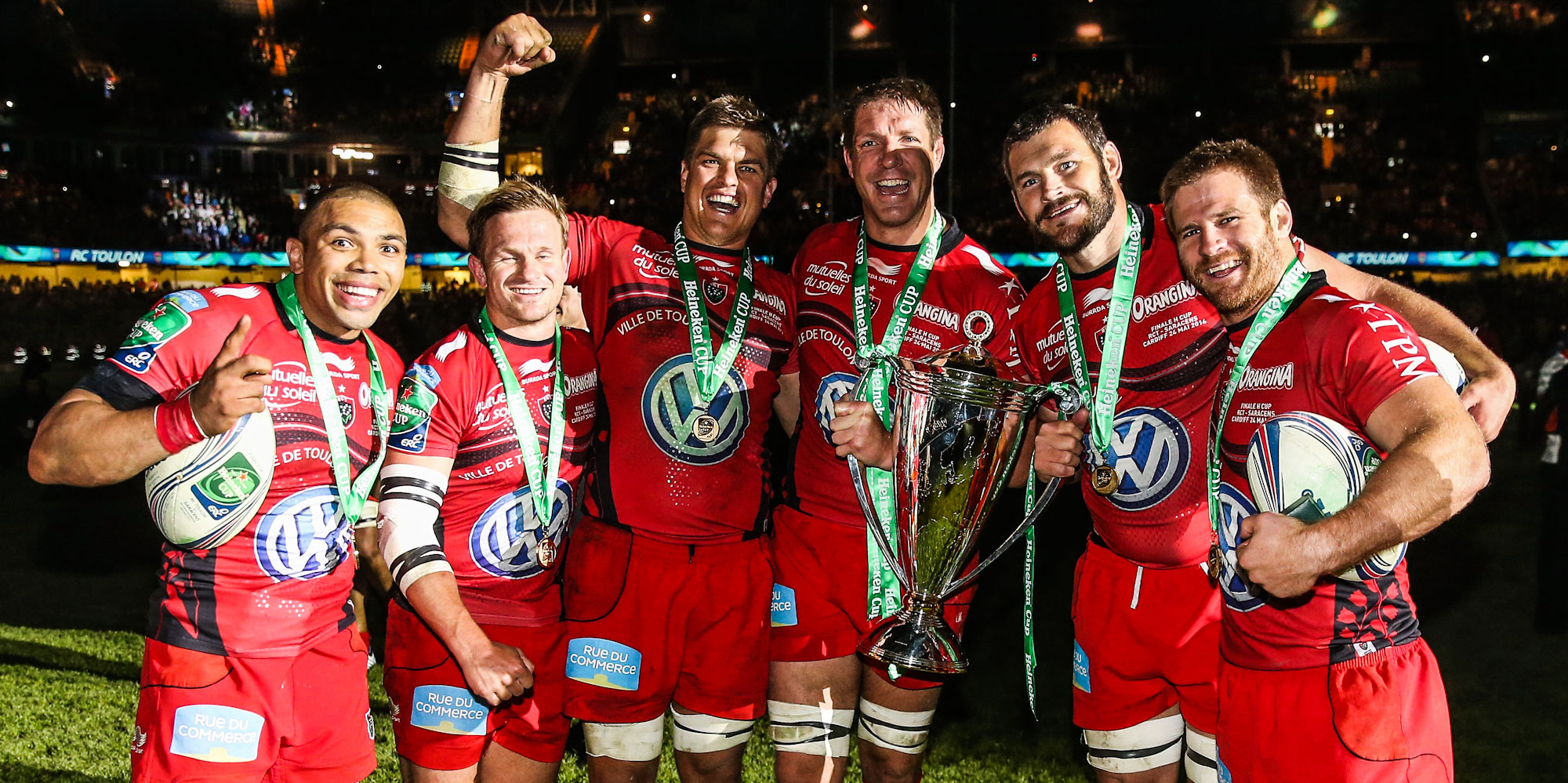 Toulon won the Heineken Champions Cup in 2014, with a strong contingent of South Africans.