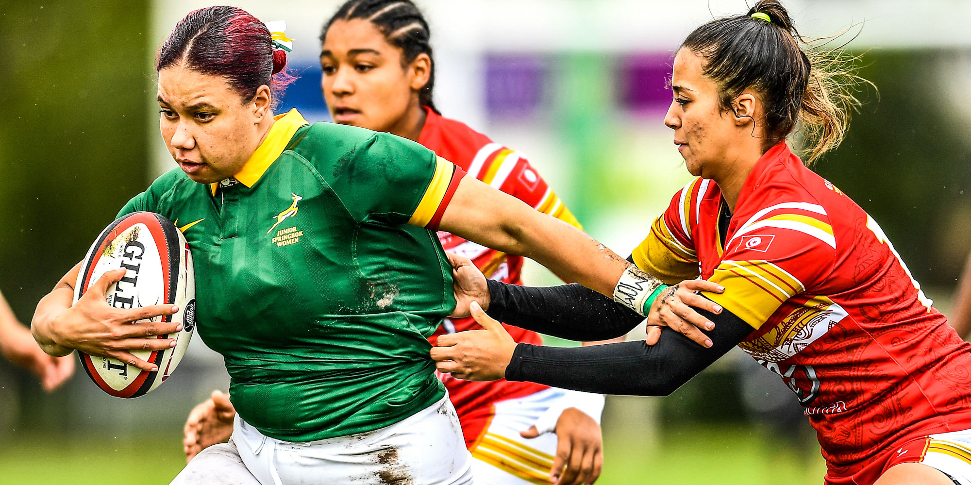 Bronishia Hess in action for the Junior Springbok Women last year.