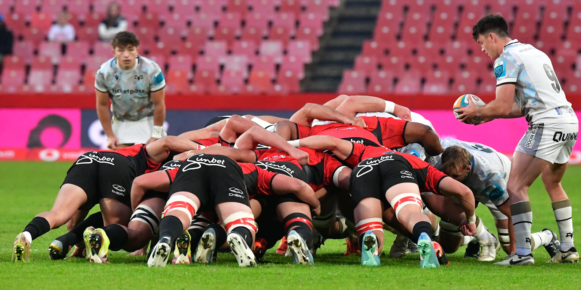The Lions scrum was strong all evening against Ospreys.