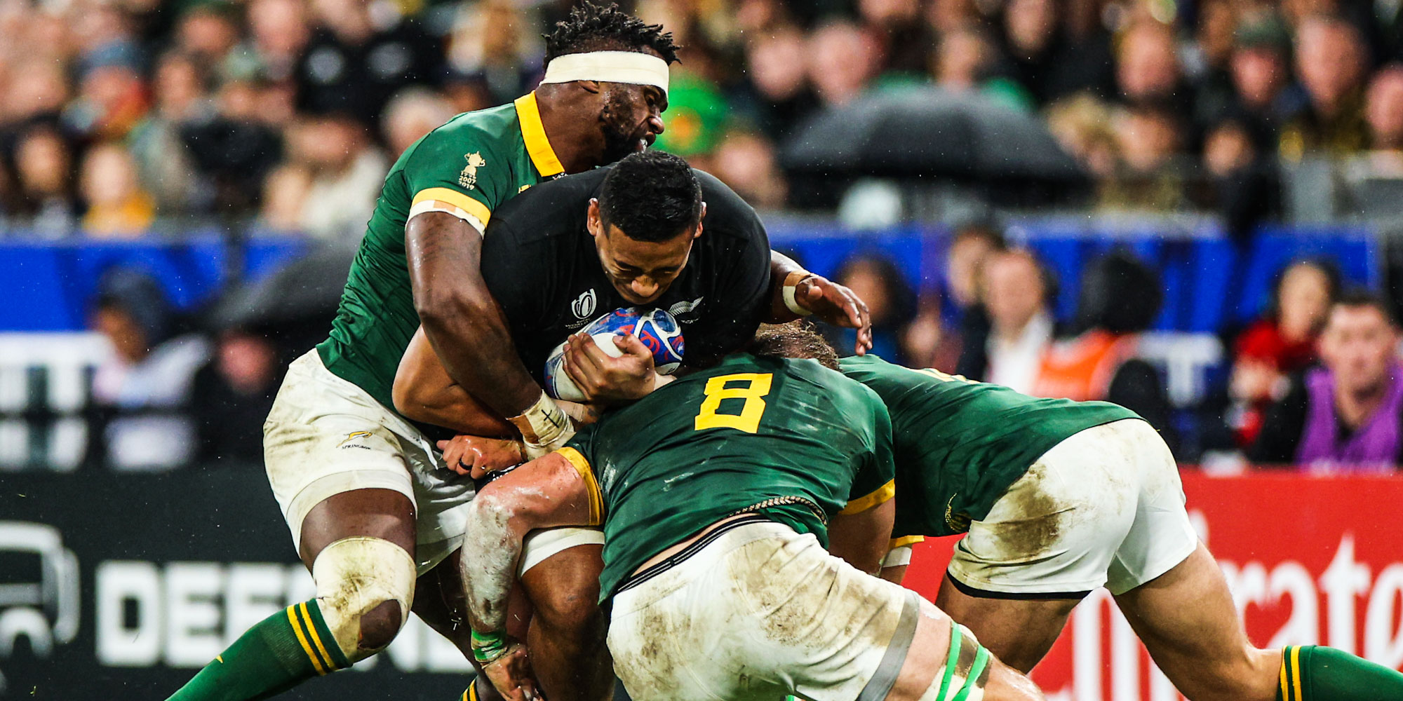 The Springboks put in a massive defensive display against the All Blacks.