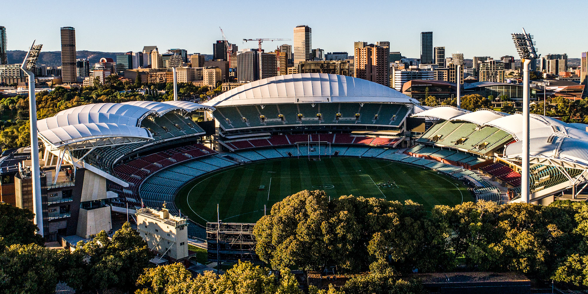 The Adelaide Oval.