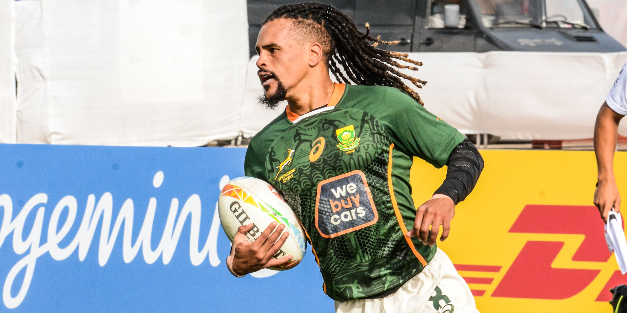 Selvyn Davids was named Player of the Final after the Blitzboks clinched the Malaga Sevens crown.