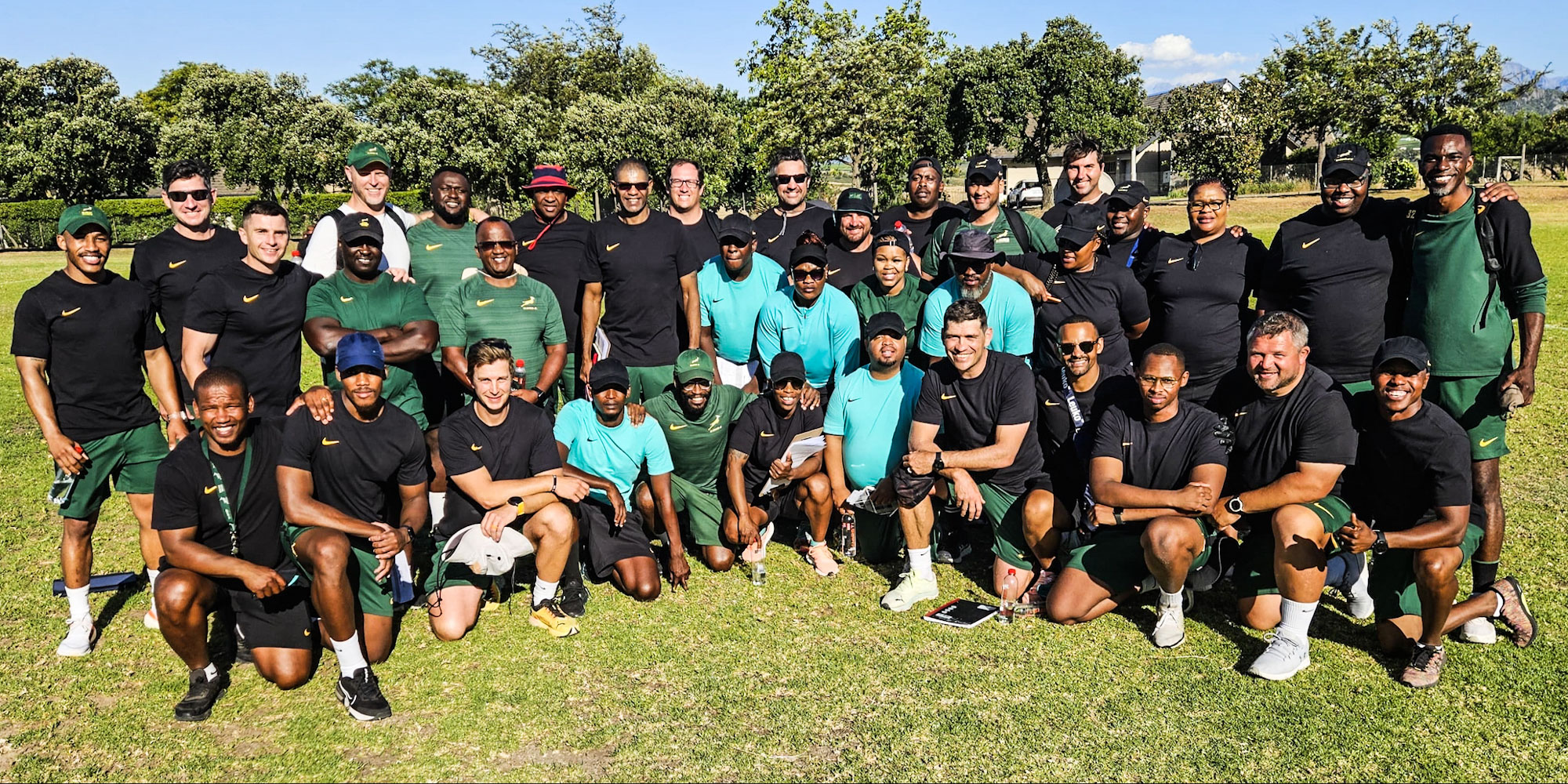 The coaches and facilitators at the camp.