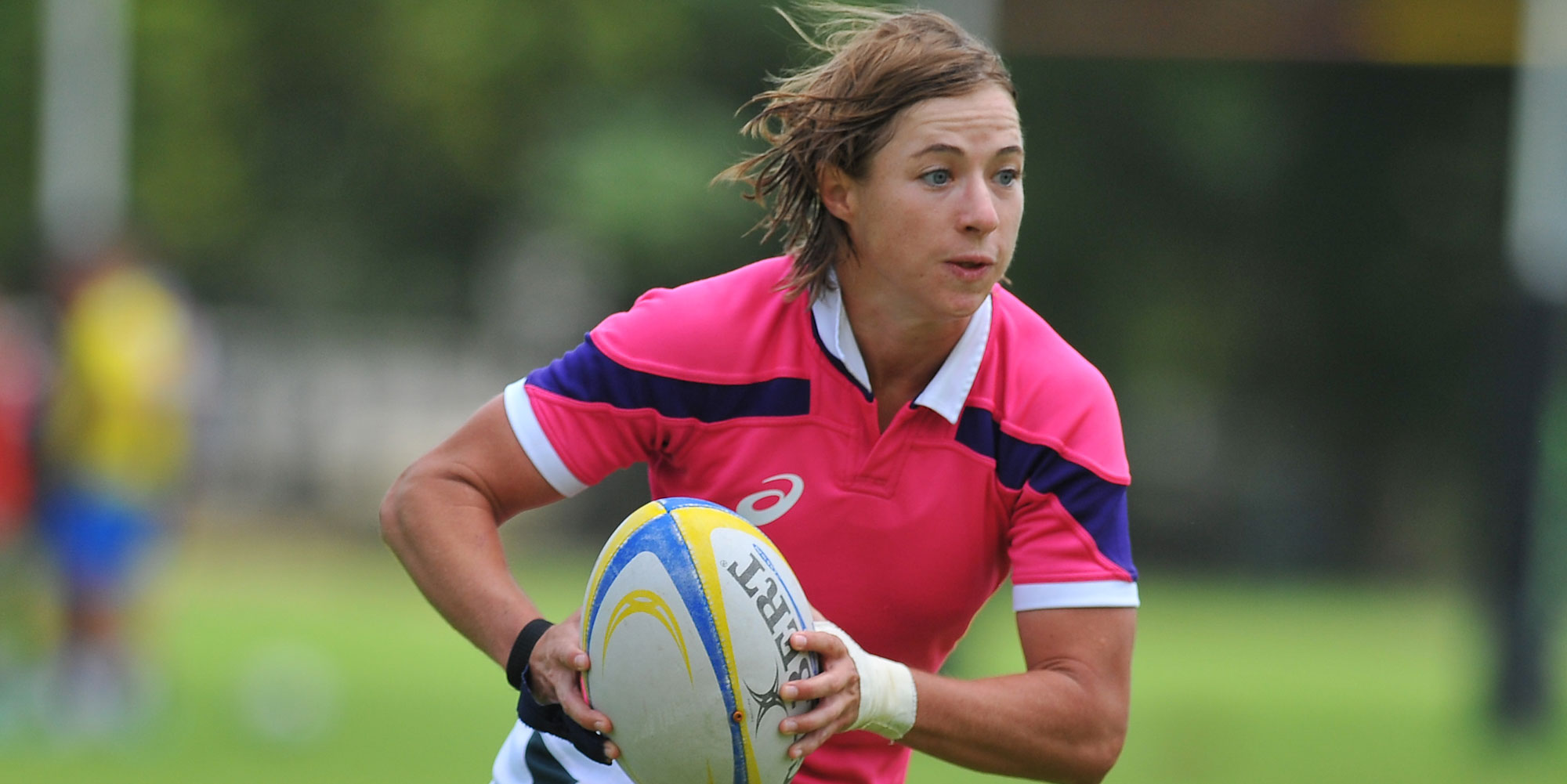 Jackie Kriel in her playing days for the Springbok Women's Sevens.